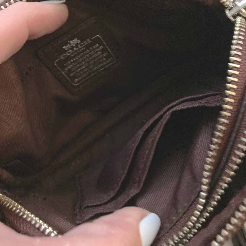 2015 Coach Oxblood Patchwork Crossbody Bag - Picture 9 of 13